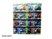 ST261053 - 4吋BEN10公仔3只+BEN10发射手表（8款）