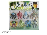 ST261077 - 8只装4吋灯光BEN10公仔