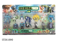 ST261090 - 3吋BEN10公仔12只+5吋摩托车（2款）