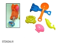 ST262418 - 5PCS 沙滩玩具 