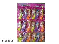 ST264108 - 2.5 INCH SOLID BODY MERMAID WITH SOFT TAIL (18 PCS)