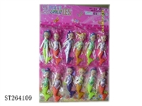 ST264109 - 3.5 INCH SOLID BODY MERMAID WITH HARD TAIL (12 PCS)