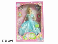 ST264198 - 11.5 -inch solid body Barbie accessories