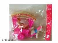 ST264345 - 3.5 -inch solid body DOLL with La Shengma trailer