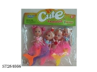 ST264666 - 3.5 INCH MERMAID (4 PCS)