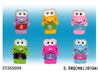 ST265098 - BIG EYE FROG KEY RING (6 COLORS)