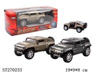 ST270233 - 1：32PULL BACK CAR W/IC MUSIC&LIGHT