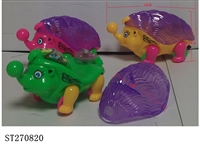 ST270820 - PULL LINE HEDGEHOG WITH LIGHT (CANDY TOY)