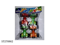 ST270862 - 8CM PULL BACK CAR 4PCS 4K3C