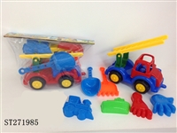 ST271985 - 沙滩工程车/7PCS