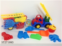 ST271993 - 沙滩工程车/8PCS