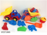 ST271995 - 沙滩工程车/8PCS