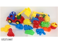 ST271997 - 沙滩工程车/11PCS