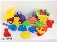 ST271998 - 沙滩工程车/11PCS
