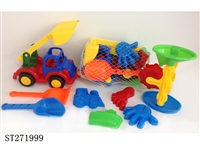 ST271999 - 沙滩工程车/12PCS