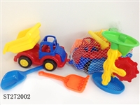 ST272002 - 沙滩工程车/8PCS