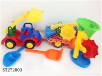 ST272003 - 沙滩工程车/8PCS