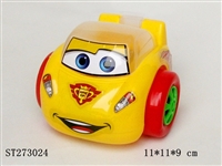 ST273024 - MINI CARTOON CAR (MIXED 3 COLORS) (CANDY TOY)