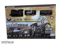 ST275418 - B/O CLASSIC TRAIN WITH SMOKING & LIGHT & MUSIC
