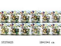ST278425 - 2.5吋阿根廷队球星+2.5吋搪胶2014世界杯吉祥物（12款）