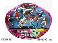 ST278432 - 8只装3吋魔兽中学女孩