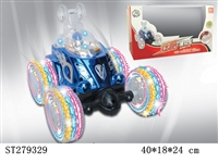 ST279329 - R/C TIP CAR WITH DEMO & CHARGER (RED/BLUE)