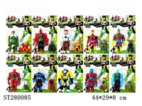 ST280085 - 9吋声光BEN10公仔+5-6吋灯光公仔+投影电子表（10款，散装）