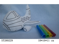 ST280229 - graffiti plane w/colored pens