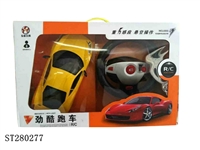 ST280277 - 1：14 R/C CAR W/STEERING WHEEL