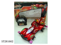 ST281662 - 4W R/C CAR WITH RED&BLUE&GREEN LIGHTS
