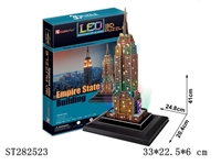 ST282523 - EMPIRE STATE BUILDING 3D PUZZLE WITH LIGHT