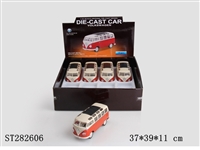 ST282606 - 1:24METAL PULL BACK CAR W/LIGHT、MUSIC