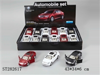 ST282617 - 1:32METAL PULL BACK CAR W/LIGHT、MUSIC