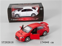 ST282618 - 1:32METAL PULL BACK CAR W/LIGHT、MUSIC