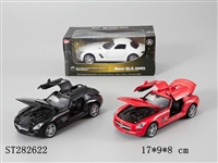 ST282622 - 1:32METAL PULL BACK CAR W/LIGHT、MUSIC