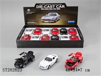 ST282623 - 1:32METAL PULL BACK CAR W/LIGHT、MUSIC