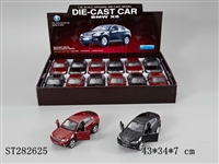 ST282625 - 1:32METAL PULL BACK CAR W/LIGHT、MUSIC