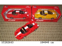 ST282643 - 1:30METAL PULL BACK CAR W/LIGHT、MUSIC