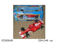 ST282648 - 1:24METAL PULL BACK CAR W/LIGHT、MUSIC