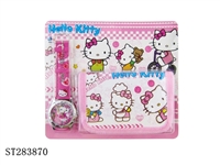 ST283870 - KT CAT WATCH + PURSE