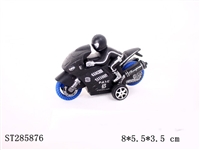 ST285876 - PULL-BACK MOTORCYCLE(4 STYLE ASSORTED)