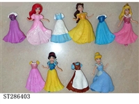 ST286403 - 3.5" BARBIE PRINCESS (CAN CHANGE CLOTHES)(MIXED 5 KINDS)