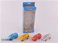 ST288386 - PULL BACK CAR (4PCS/SET)