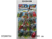 ST288754 - 3.5-4" AVENGERS 2 WITH TRANSPARENT BASE(16BAGS/CARD)