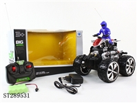 ST289531 - 4W R/C BIG FOOT MOTORCYCLE WITH RECHARGERABLE BATTERY