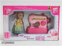ST289903 - B/O SEWING MACHINE WITH DOLL