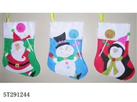 ST291244 - 老公公/雪人/企鹅袜子 圣诞节工艺品