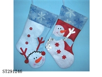 ST291246 - 大白雪人圣诞袜 圣诞节工艺品