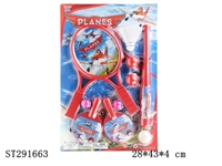 ST291663 - 3 IN 1 PLANES RACQUET SET