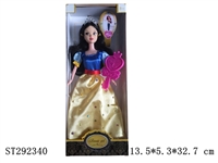 ST292340 - 11" PRINCESS DOLL WITH CROWN AND ACCESSORIES (SOLID BODY)